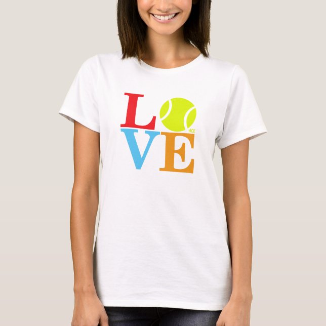 T-shirt Ace Tennis LOVE (Devant)