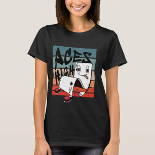 T-shirt Aces haute ace de pique fumant carte de jeu poke