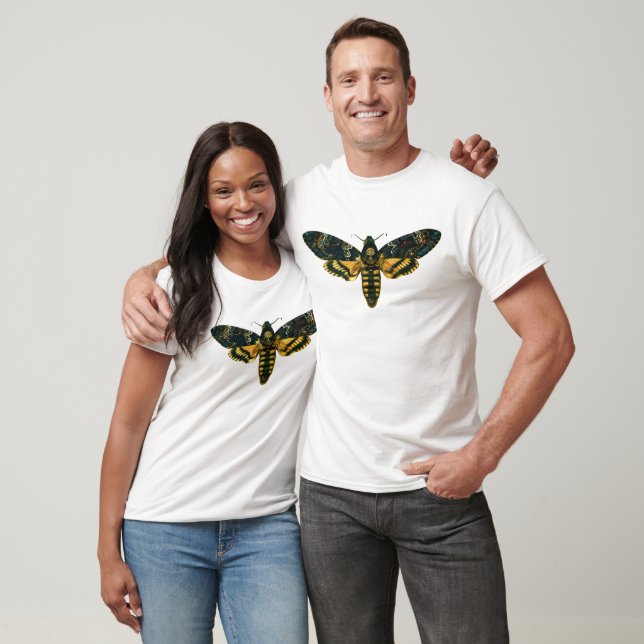 T-shirt Acherontia atropos (Moelle Hawkmoth de la tête de  (Unisexe)