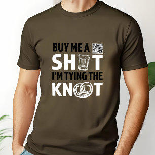 T-shirt Achète-moi un verre, je me marie Cérémonie de mari