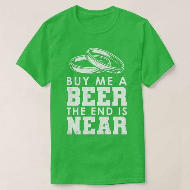 T-shirt Achète-moi une bière (Design devant)