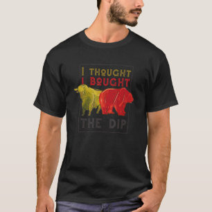 T-shirt Acheter Le Négociant Et Les Actions Dip Trading