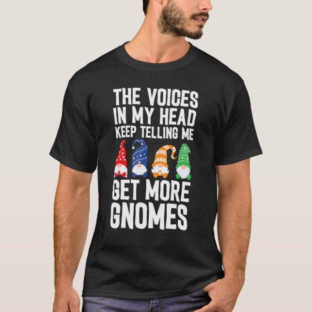 T-shirt Acheter Plus de jardiniers Plantes Gnomes (Devant)