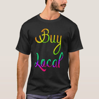 T-shirt Achetez aux agriculteurs locaux Vegan Powerlifter 