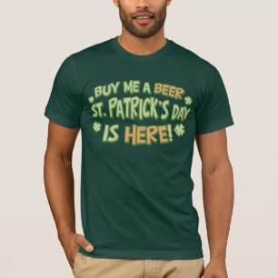 T-shirt Achetez-moi une bière St. Patrick's Day Bella Canv