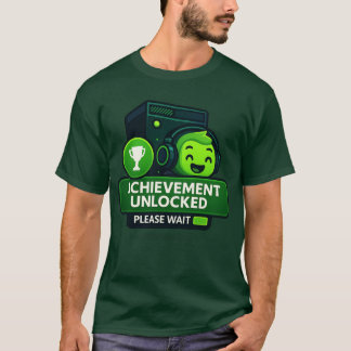 T-shirt “Achievement Unlocked – Gamer Trophy T-Shirt”