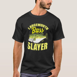 T-shirt Achigan à grande bouche disant Poisson Pêche en ea