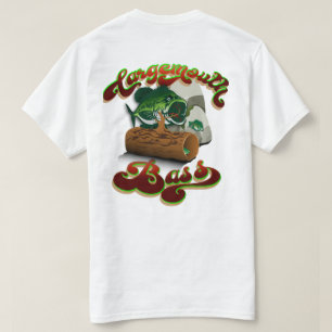 T-shirt Achigan à grande bouche et Perche Personnaliser NO
