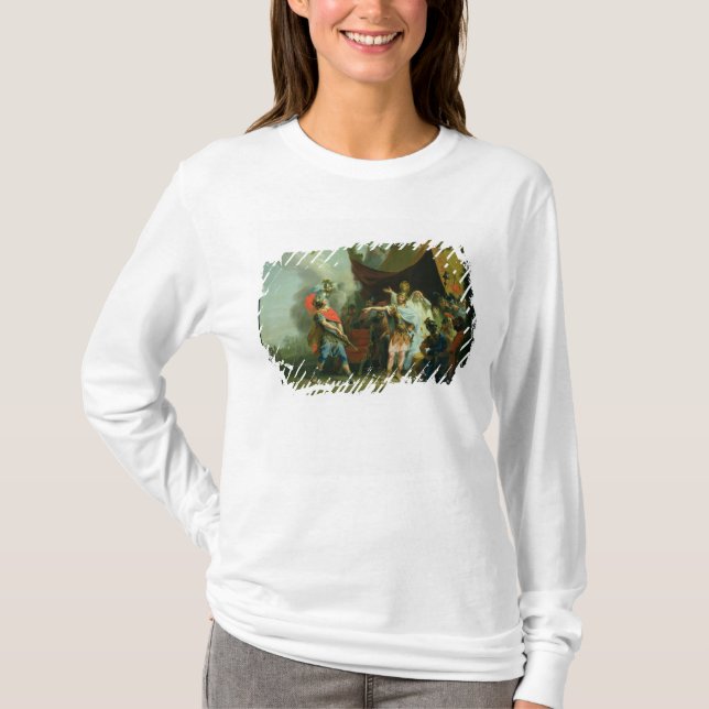 T-shirt Achille a un conflit avec Agamemnon, 1776 (Devant)