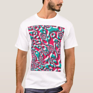 T-shirt Acide Psychédélique Arrière - plan sans Seamless F