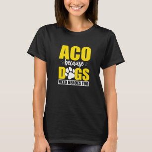 T-shirt Aco Hero Aco Agent de contrôle des animaux