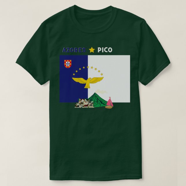 T-shirt Açores Pico (Design devant)