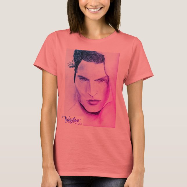 T-shirt Acqua Di Gio 90s Dessin de la robe Vénus Leone (Devant)
