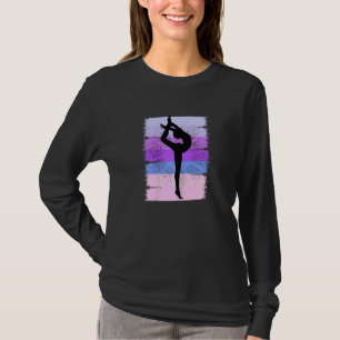 T-shirt Acrob d'anniversaire des filles acrobatiques rétro