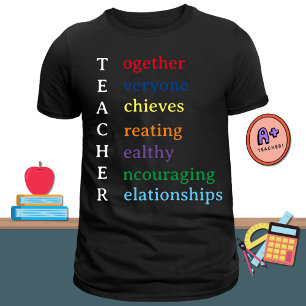 T-shirt Acronyme de l'enseignant Fun Appréciation de l'ens