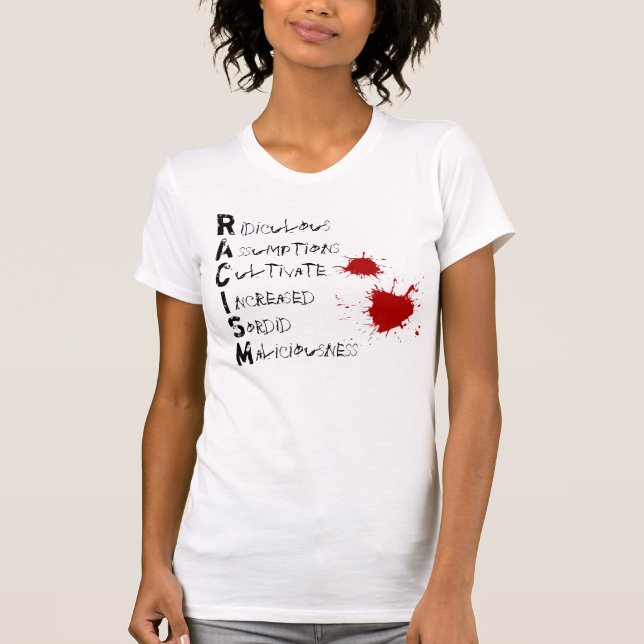 T-shirt Acronyme de RACISME (Devant)