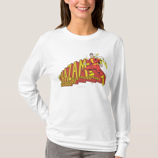 T-shirt Acronyme de Shazam (Devant)