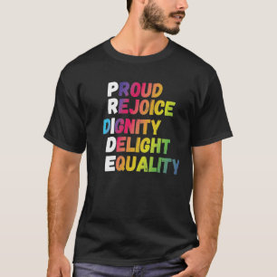 T-shirt Acronyme PRIDE