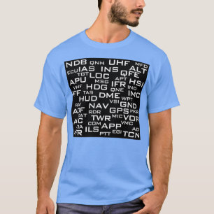 T-shirt Acronymes avioniques
