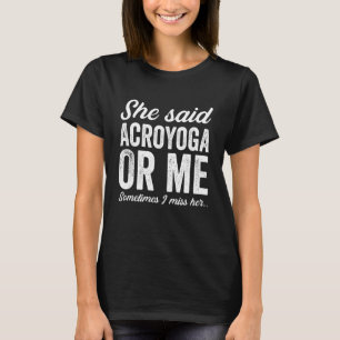 T-shirt Acroyoga Yoga Circus Arts Cheerled Dance Acrob