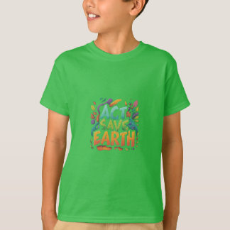 T-shirt Act Save Earth