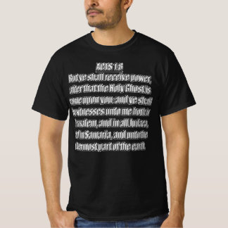 T-shirt Actes 1 8 Vous Recevrez Puissance Saint Esprit Ver