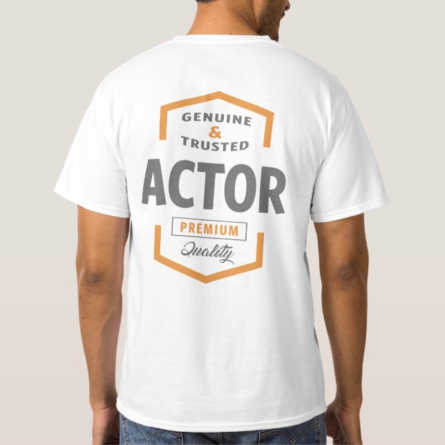 T-shirt Acteur (Dos)