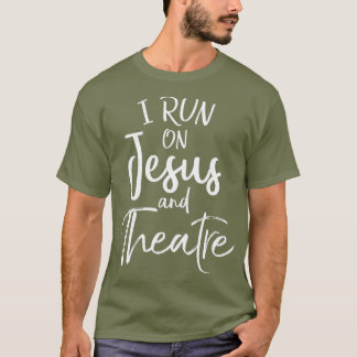 T-shirt Acteurs-cadeaux chrétiens par action Je cours sur