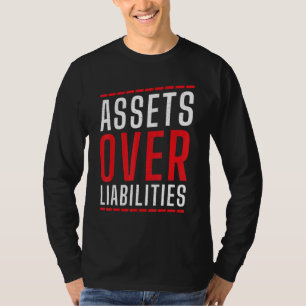 T-shirt Actif supérieur au passif Comptable Comptabilité