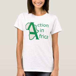 T-shirt Action dans la pièce en t de l'Afrique