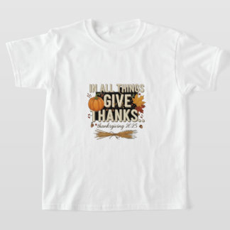 T-shirt Action de grâce