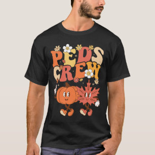 T-shirt Action de grâce d'automne Para Éducateur École Fem