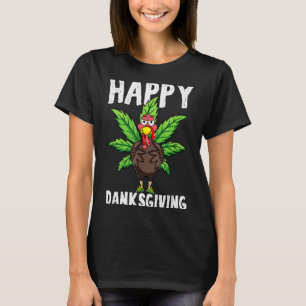 T-shirt Action de grâce Herbe Joyeux Danksgiving Dinde