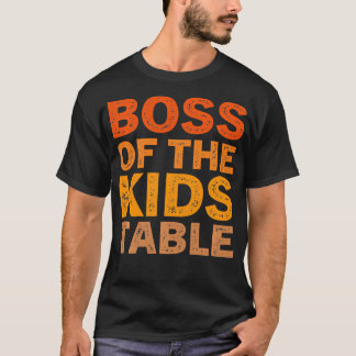 T-shirt Action de grâce pour les enfants Boss of the Kids