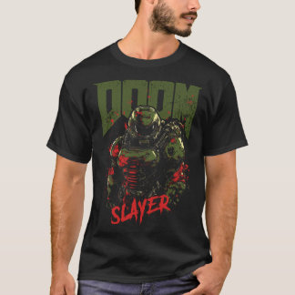 T-shirt action de tueur drôle rétro démon jeu vidéo vintag