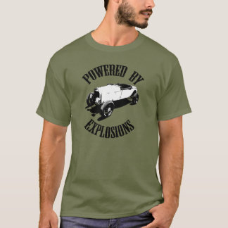 T-shirt "Actionné hot rod par explosions"