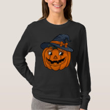 Actious Halloween Femme Citrouille manche complète