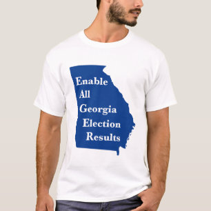 T-shirt Activer tous les résultats des élections en Géorgi