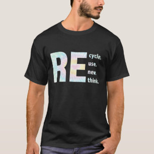 T-shirt Activisme environnemental de crise Recycler Réutil