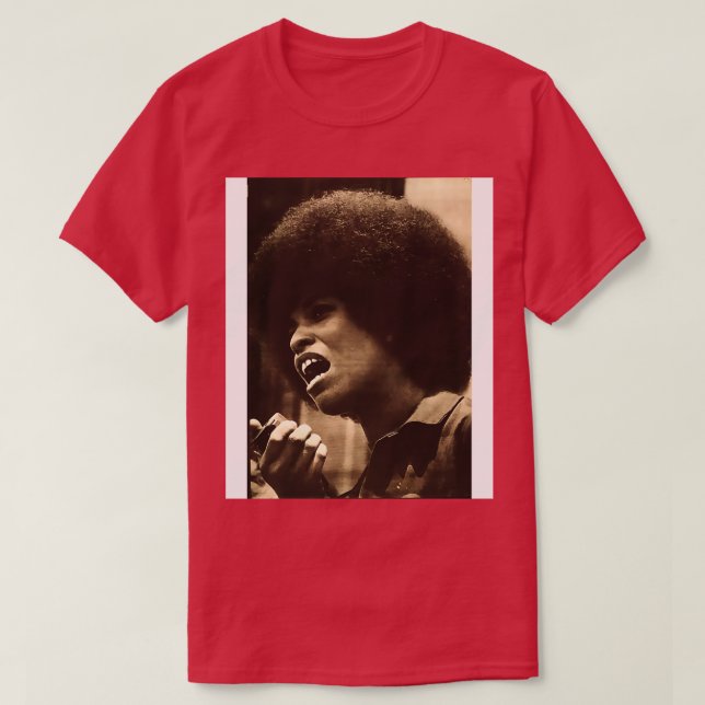 T-shirt Activiste Angela Davis (Design devant)