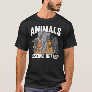 T-shirt Activiste animal Secourir Animaux Droits de conser