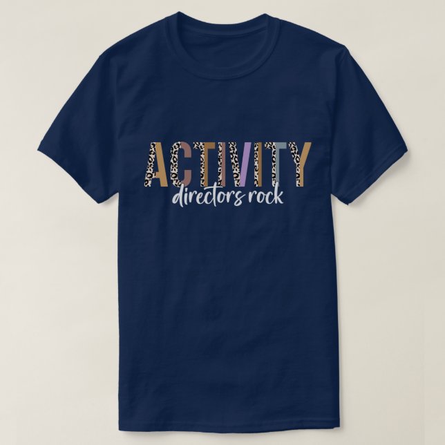 T-shirt Activité Assistants Directeurs Rock Activité Profi (Design devant)