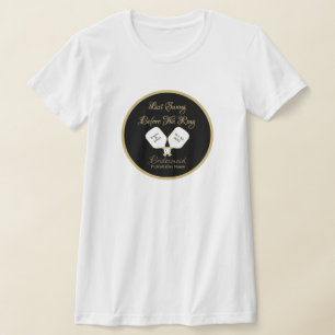 T-shirt Activité mariage Week-end Pickleball Gold & White