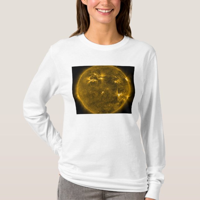 T-shirt Activité solaire sur le Soleil 4 (Devant)