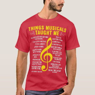 T-shirt Actrice de théâtre Broadway Théâtre musical 3