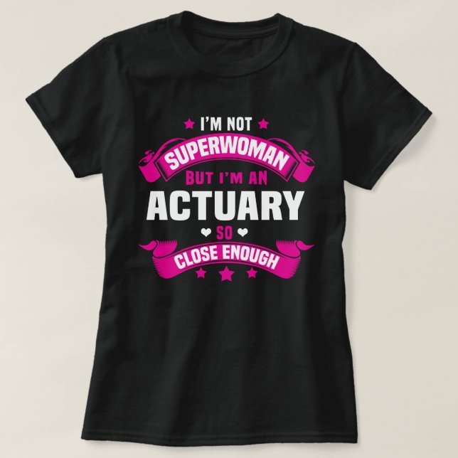 T-shirt Actuaire (Design devant)