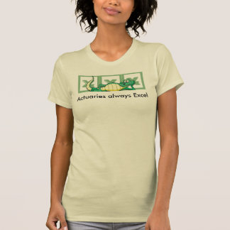 T-shirt Actuaires toujours Excel