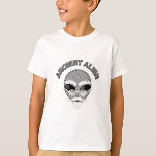 T-shirt Actualités de la tête d'extraterrestre antique