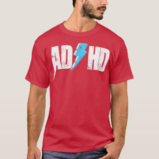 T-shirt AD HD pour les hommes Femmes Enfants Drôle de sens