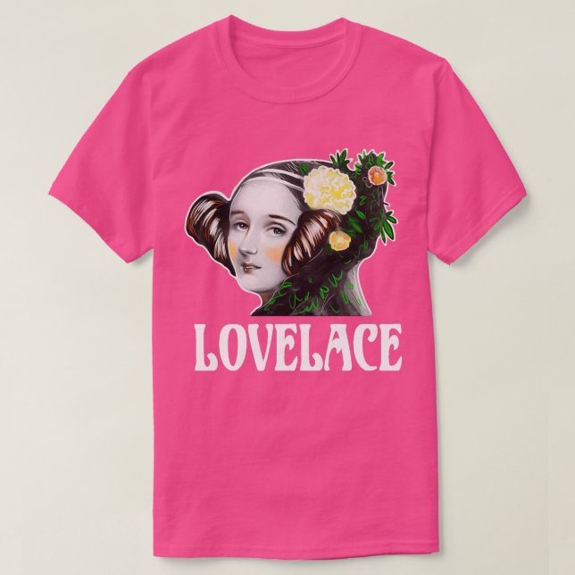 T-shirt Ada Lovelace Mathematician  (Design devant)